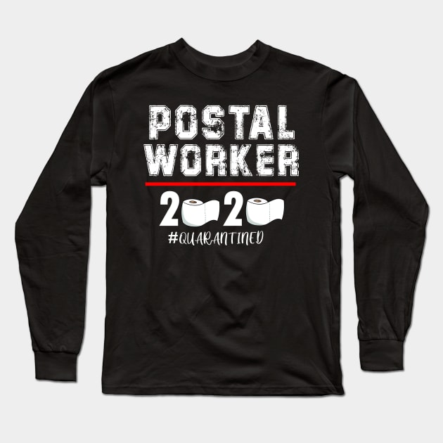 Post worker quarantined 2020 Long Sleeve T-Shirt by Flipodesigner